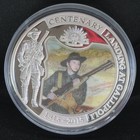 Niue  5 Dollars 2015 Silver Proof  centenary - Gallipoli Landing  Lenticular 3d