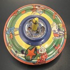 Vintage 1950s Circus Tin Litho Mini Spinning Top 4 d