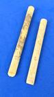 2 Antique Asian Japanese Dragon Carved   Ornate Pagoda Bridges Cigarette Holders