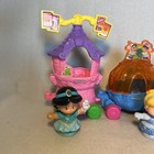 Fisher-price Little People Disney Princess Parade 4 Float Trains 4 Figures Lot