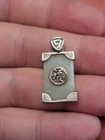 Vintage Green Jadeite Jade Sterling Silver Pendant