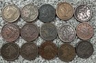 Super Sale Lot Of 15 Large Cents In Mint Condition All Different Dates