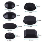 Austor 318 Pieces Black Rubber Feet Bumper Pads Self Stick Noise 