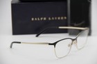 New Ralph Lauren Rl 5104 9375 Black Gold Authentic Frames Eyeglasses 52-16