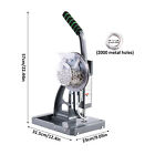 Heavy Duty Hand Press Eyelet Grommet Machine Punch Tool Kit 3 8  2000 Grommets