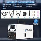 Flaring 155amp Mig Welder  110v Flux Core Welder Flux Mig lift Tig stick 3-in-1