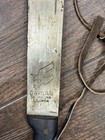 Vintage Bush Machete Gavilan Incolma Sa Columbia  Panama Leather Sheath
