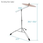 Cymbal Boom Stand  Double Braced Drum Hardware Arm Mount Holder Adapter