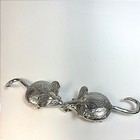 Vintage Mouse Belt Buckle Silver Tone Whimsical Mimi Di N Signed Statement