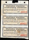 1915 Panama-pacific International Exposition Tickets And Postcards