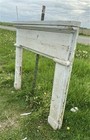 Antique Fireplace Mantel Surround  48 5x46  Architectural Salvage Rustic  A139
