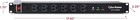 Cyberpower Cps1215rms 1u Rackmount Surge Protector 120v 15a 12 Outlet 15 Ft Cord
