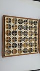 Kingsley Machine  Letter Type Font Set Hot Foil Vintage Wood Box Cx1
