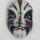 Vintage Set Of 3 Mini Chinese Opera Masks - Appear To Be Porcelain