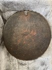 Antique Pre-british Indian Copper Serving Tray 18    Large Engraved 170  Yrs Prov