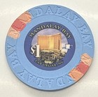  1 Mandalay Bay Hotel Casino Poker Chip Vintage House Mold Las Vegas Nv 2010