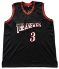 Allen Iverson Signed 76ers  the Answer  Jersey  beckett Coa 