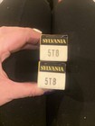 Pair Of Vintage Sylvania 5t8 Vacuum Tubes - Original Boxes - Nos