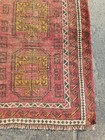 Vintage Hand Made Traditional Rug Oriental Wool Multicolor Carpet 126x88 Cm