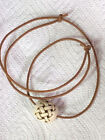 Naked And Afraid Tv Show Marble Bead Brn Leather Cord Reproduction Necklace