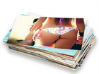 Boudoir Woman Art Photo Print Hot Female Ass Close Up G-string Poster Card 8x10