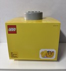 Lego Minifigure Zombie Girl Head Large Gray Storage New