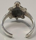 Turtle Toe Ring Adjustable 925 Sterling Silver Nautical Sealife Nautical