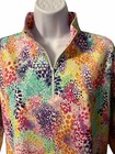 Ibkul M 1 4 Zip Colorful Breathable Upf 50  Mesh Pullover Long Sleeve Top  mint 