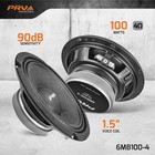 Prv Audio 6mb100-4 6 5  4 Ohms Midbass Car Audio Speakers - Pair Of 2 X2