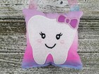 Girl s Tooth Fairy Pillow   Handmade Appliqued Ombre Girl s Tooth Fairy Pillow