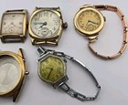 Lot Of 7 Antique Vintage Watches Watch Lot Elgin Benrus Waltham J25lot