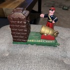 Vintage Cast Iron Mechanical Reproduction Toy Bank - Artillery Bank