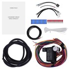 Complete 14 Circuit Universal Wiring Harness For Chevy  Ford  Mopar Vehicles