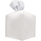 Stylish Pu Leather Tissue Box Cover Modern Square Design Home Office Decor New