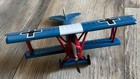      Rare   Htf   Fokker D Vii Blue Ww1 Collectors Plane Blue   Red       Mint Euc  
