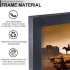 11x17 Picture Frame Black  Display Pictures 11 X 17 With Mat Or 11 X 17 Without 