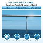 316l Stainless Steel Wire Rope - 300ft - 3 16 Stainless Steel Cable Railing -   