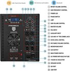 Proreck Club 4000 18 Inch Subwoofer 4000w Stereo Dj powered Pa Speaker System