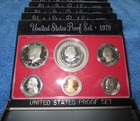 9-1979-s U s  Mint Proof Set With Sba Dollar And Kennedy Halves  Type 1 