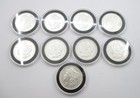 Lot Of 9 1904 United States Morgan Silver Dollars Nice White Coins