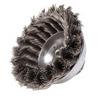 Weiler 13156 3-1 2  Knot Wire Cup Brush  023 Wire 5 8 -11 Arbor Nut