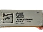Santa Pillow Latch Hook Kit 15    X 15     1980 Christmas Gift Craft Granny Hobby