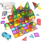 Mag-genius Magna Award Winning Building Magnet Tiles Set 108 pc No Container 