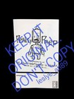 Vintage Pencey Prep Tour Poster 2001 Eyeball Records Frank Iero Unused Mcr