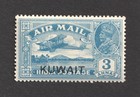 Kuwait Kgv Air 3a Overprint Air Blue 1933 Mint Stamp  Sg 32  King George V