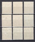 Germany 3rd Reich Occ Ww2 Montenegro Scott 3n1-3n9 Imperfect Aged Never Hinged