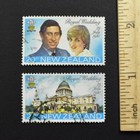 2 Stamps - New Zealand Nz 1981 Royal Wedding Set Sg 1247-1248 Used Charles diana