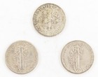 Mixed Lot Of 3 90  Silver Circulated Dimes - Inv  1011