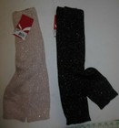 Ladies 18  Capezio Legwarmers Metallic Threads Black Or Pink 11714w No Stirrup
