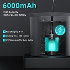 Portable Camping Shower Kit 6000mah Rechargeable Pump Filtered Head 5g Bucket